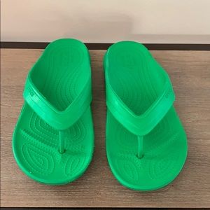 Crocs sandals. Candy green color!